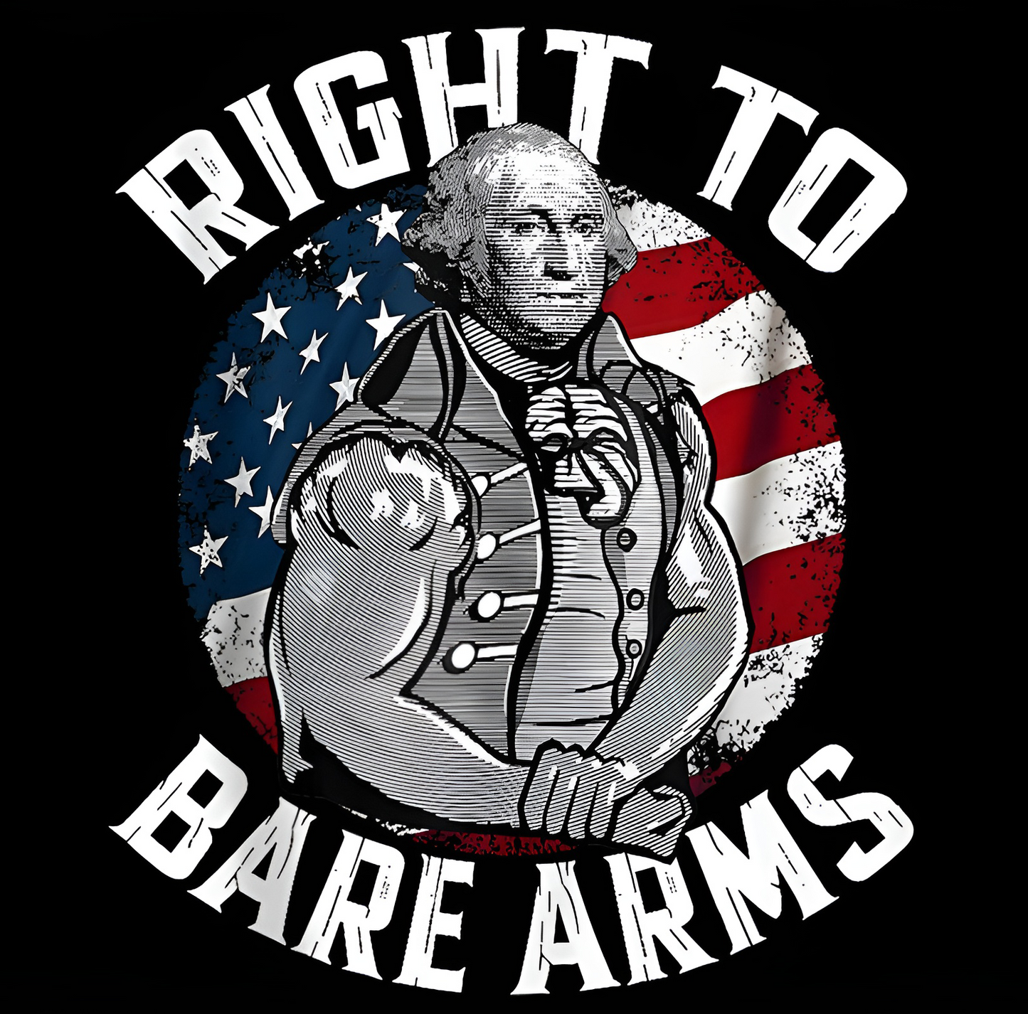 Right To Bare Arms George Washington Tank Top Unisex Activewear