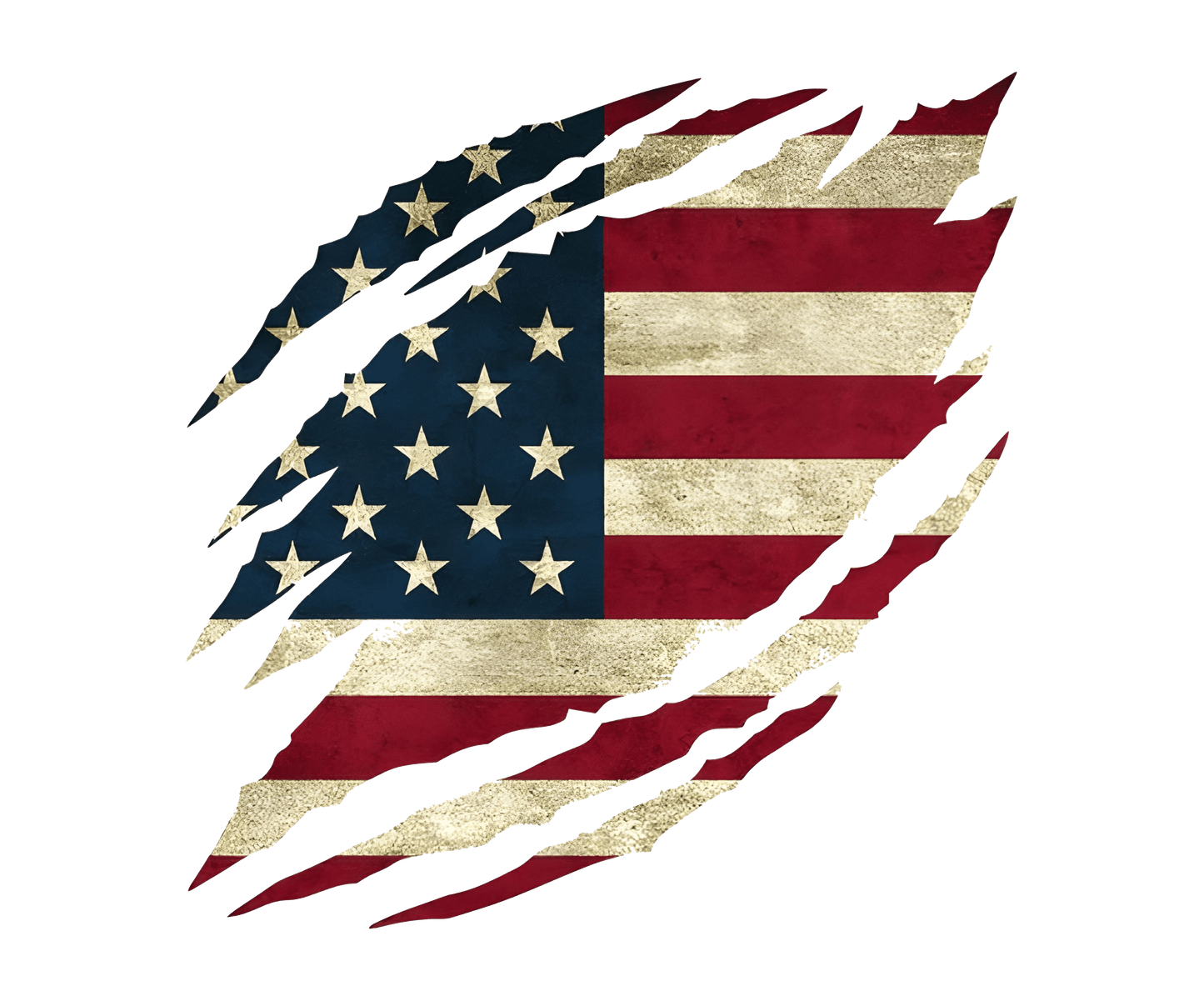 American Flag Desert Sand 7 Panel Snapback
