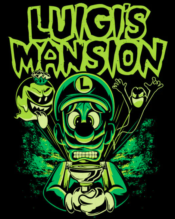 Haunted Hero | Luigi’s Mansion Ghost Graphic Tee