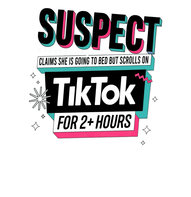TikTok Addict Graphic Tee Unisex Short Sleeve