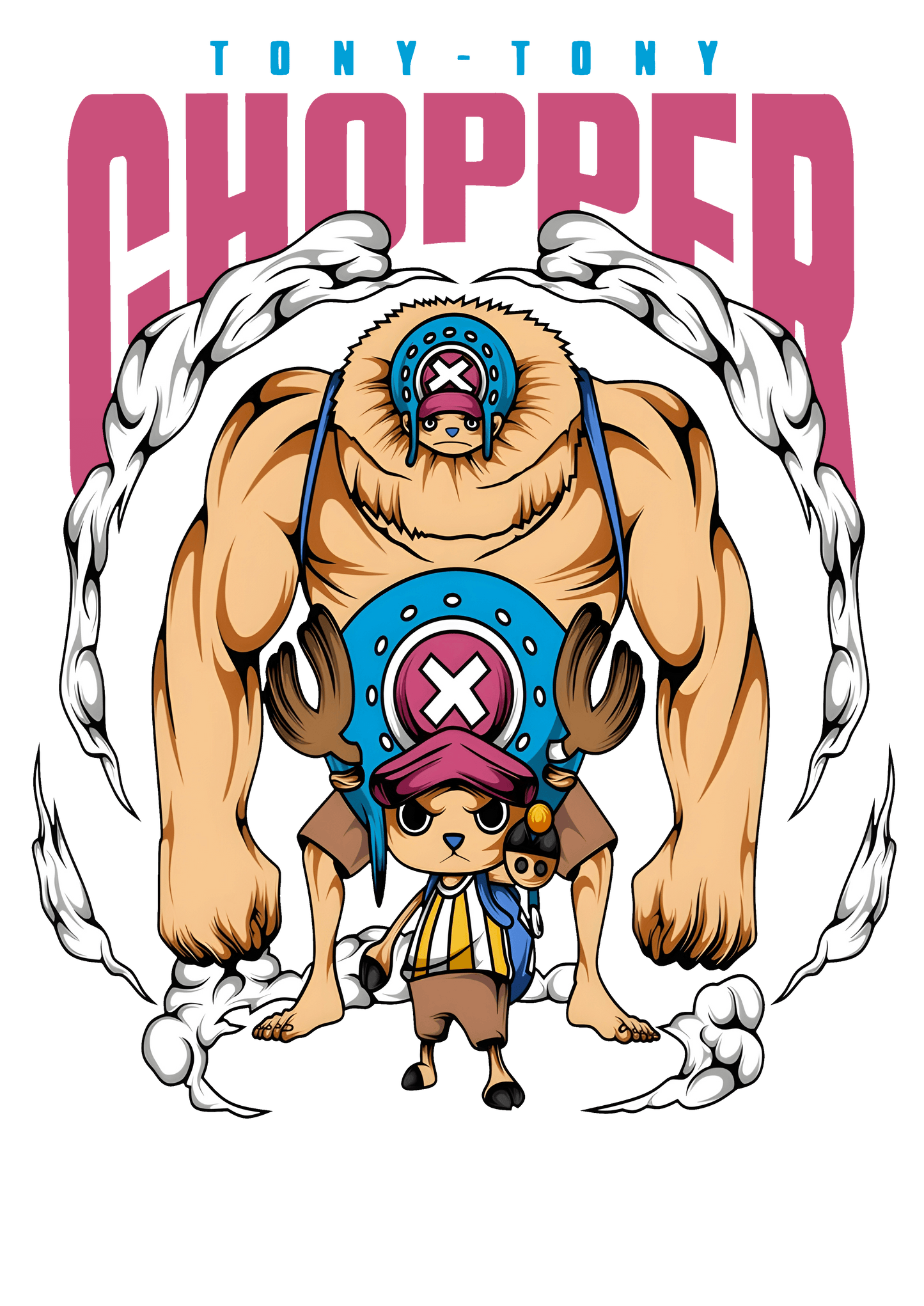 Tony Tony Chopper 2 Sides Graphic Hoodie Unisex Hooded Sweatshirt