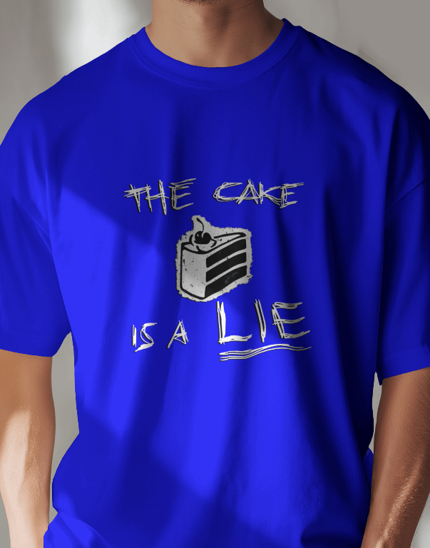 Portal "The Cake Is a Lie" Graphic Tee Unisex Tee