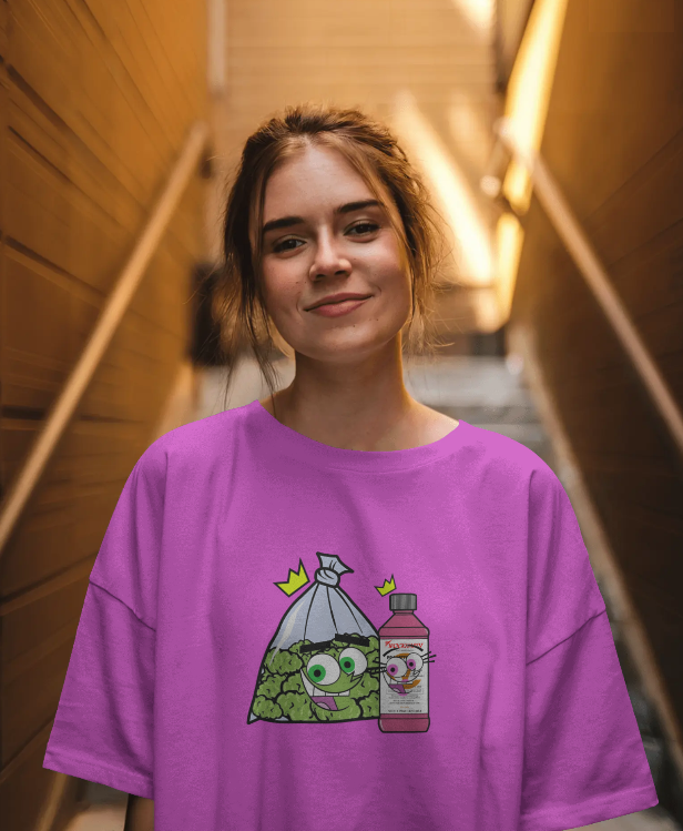 Cosmo and Wanda Promethazine Fairy Odd Parents Graphic Tee Unisex