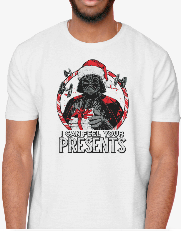 I Can Feel Your Presents - Darth Vader Christmas T-Shirt