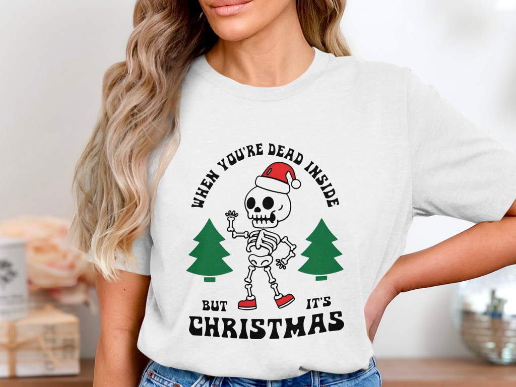 Dead Inside But Its Christmas Graphic Tee