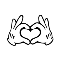Heart Hands Graphic Hoodie Unisex Hooded Sweatshirt