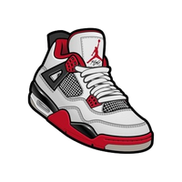 Jordan Fire Red 4s T Shirt