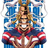 "One For All" My Hero Academia - All Might Graphic Hoodie Unisex
