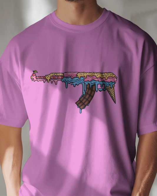 AK47 Ice Cream Sunday Unisex Mens & Womens Graphic Tee