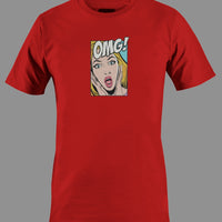 OMG' Pop Art Comic T-Shirt Short Sleeved