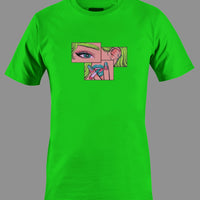 Pop Art Comic Print Smoking T Shirt