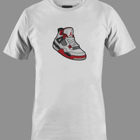 Jordan Fire Red 4s T Shirt