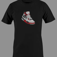 Jordan Fire Red 4s T Shirt