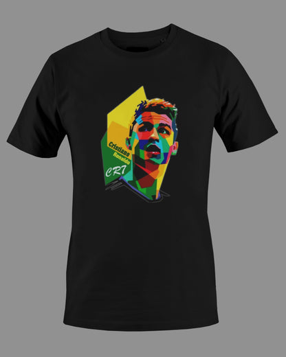 Cristiano Ronaldo Abstract Graphic Tee