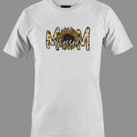 Blessed Mom & Sunflowers Graphic Tee