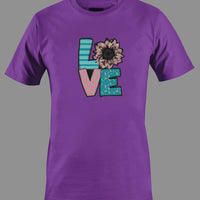Sunflowers and Love Graphic Tee