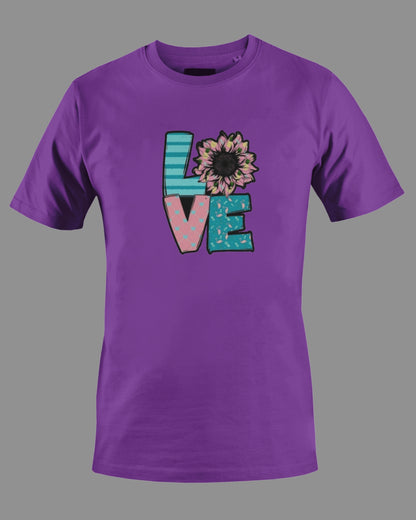 Sunflowers and Love Graphic Tee