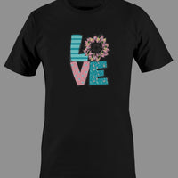 Sunflowers and Love Graphic Tee