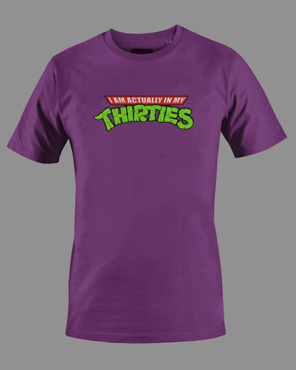 TMNT Logo "Im Actually in My Thirties" Tee