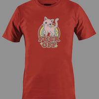 Cat With an Attitude "F Off" Graphic Tee