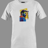 Lionel Messi Abstract Graphic Tee