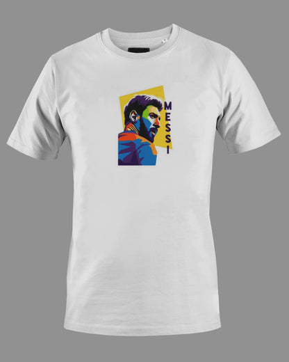 Lionel Messi Abstract Graphic Tee