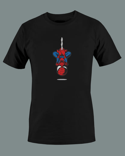 Spiderman Hanging Web Graphic Tee