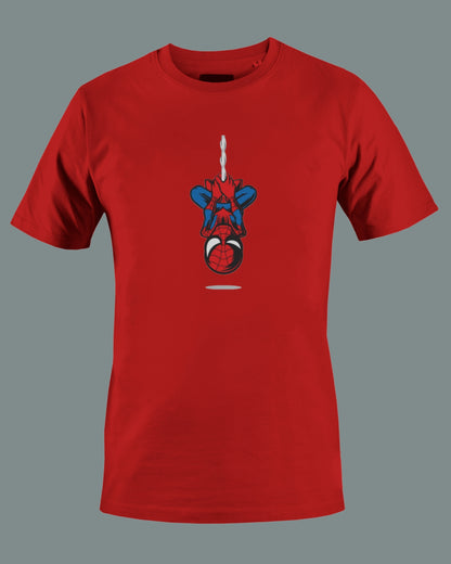 Spiderman Hanging Web Graphic Tee