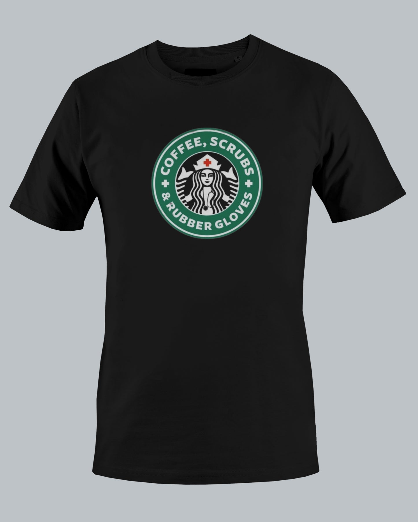 Coffee Scrubs and Rubber Gloves Tee