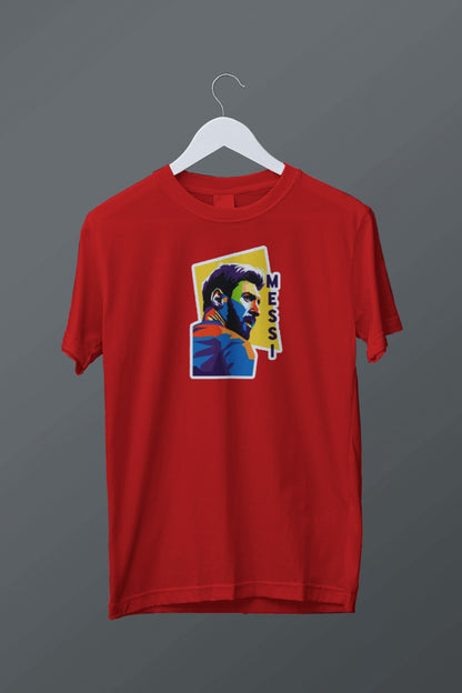 Lionel Messi Abstract Graphic Tee