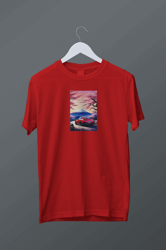 R35 GTR Mountain Road Graphic T-shirt