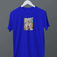 OMG' Pop Art Comic T-Shirt Short Sleeved