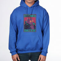 Cat Mafia For Hire Graphic Hoodie