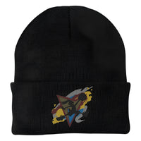 Bordeaux Air Hare Beanie