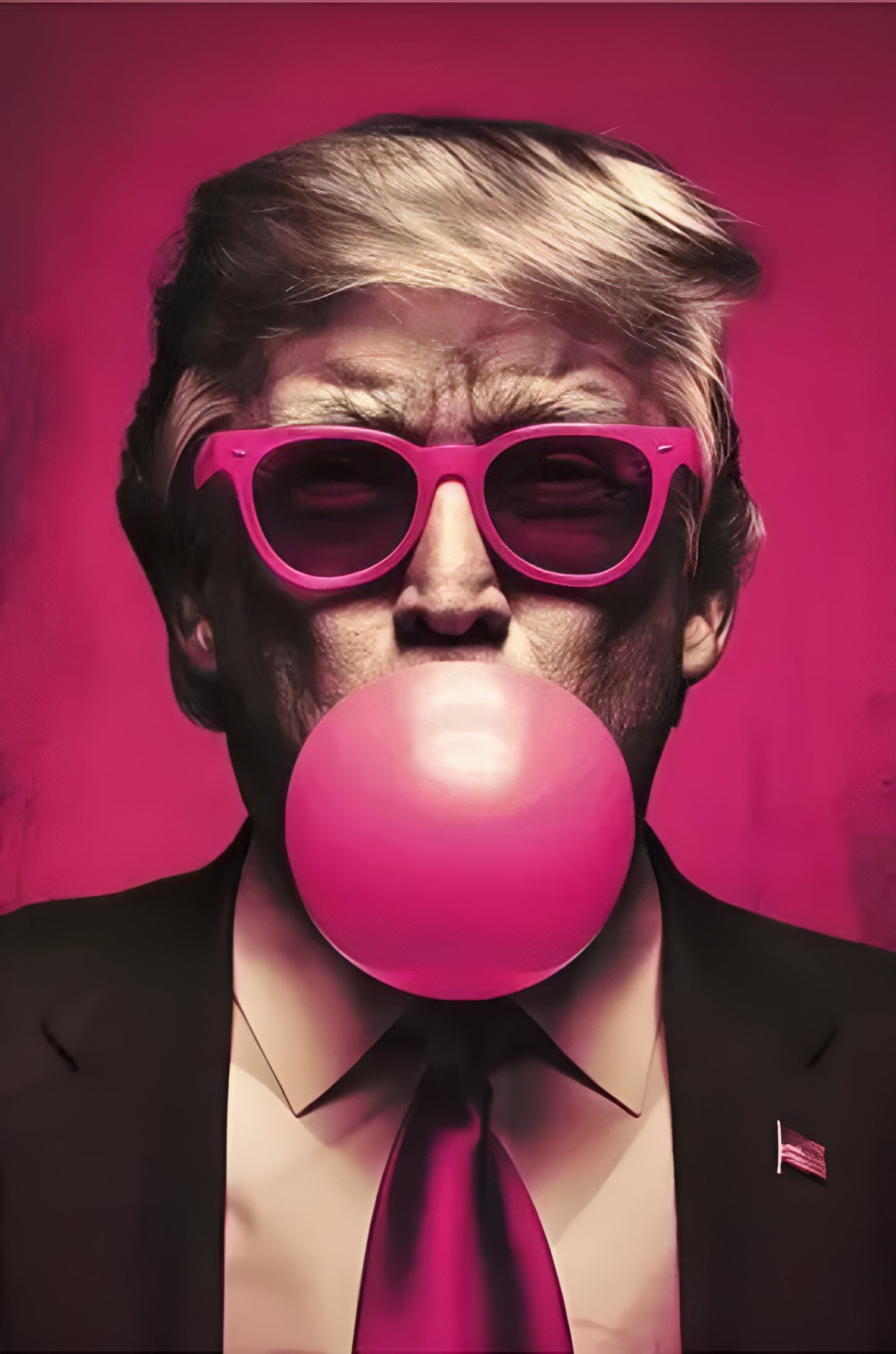 Pink Bubble Trump 2024 Tee