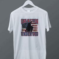 One Nation Under God Trump Graphic Tee