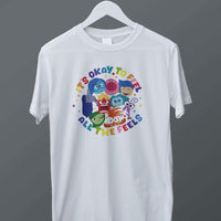 Its Okay to Feel All The Feels Inside Out Graphic Tee