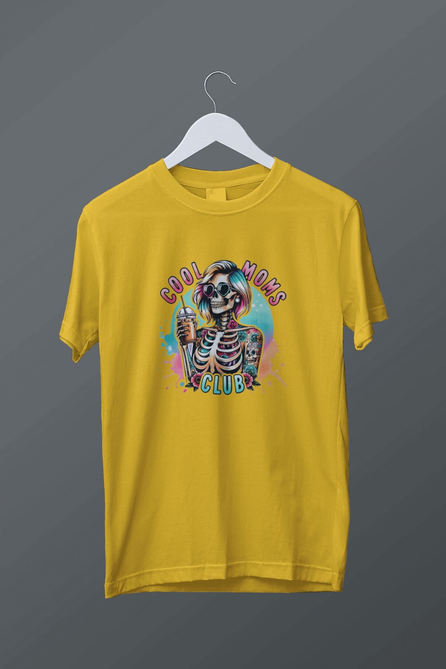 Cool Moms Club Spooky Skeleton Graphic Tee