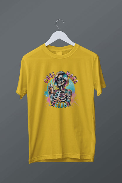 Cool Moms Club Spooky Skeleton Graphic Tee