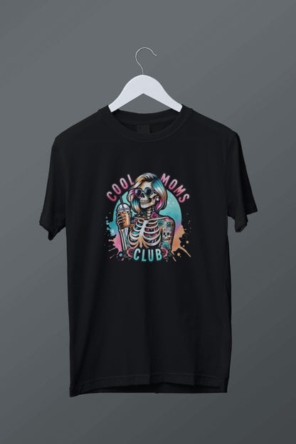 Cool Moms Club Spooky Skeleton Graphic Tee