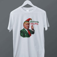 Trump I'll Be Home For Christmas Graphic Tee