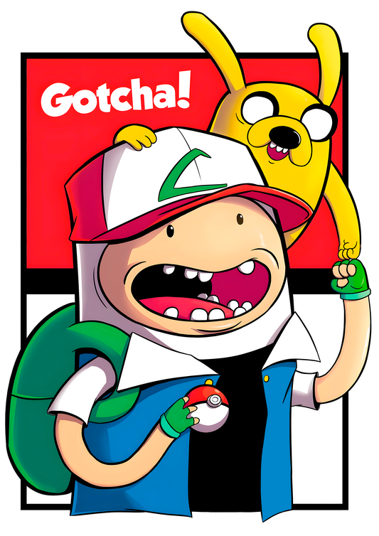 Finn & Jake “Gotcha!” Addventure Time x Pokémon Mashup