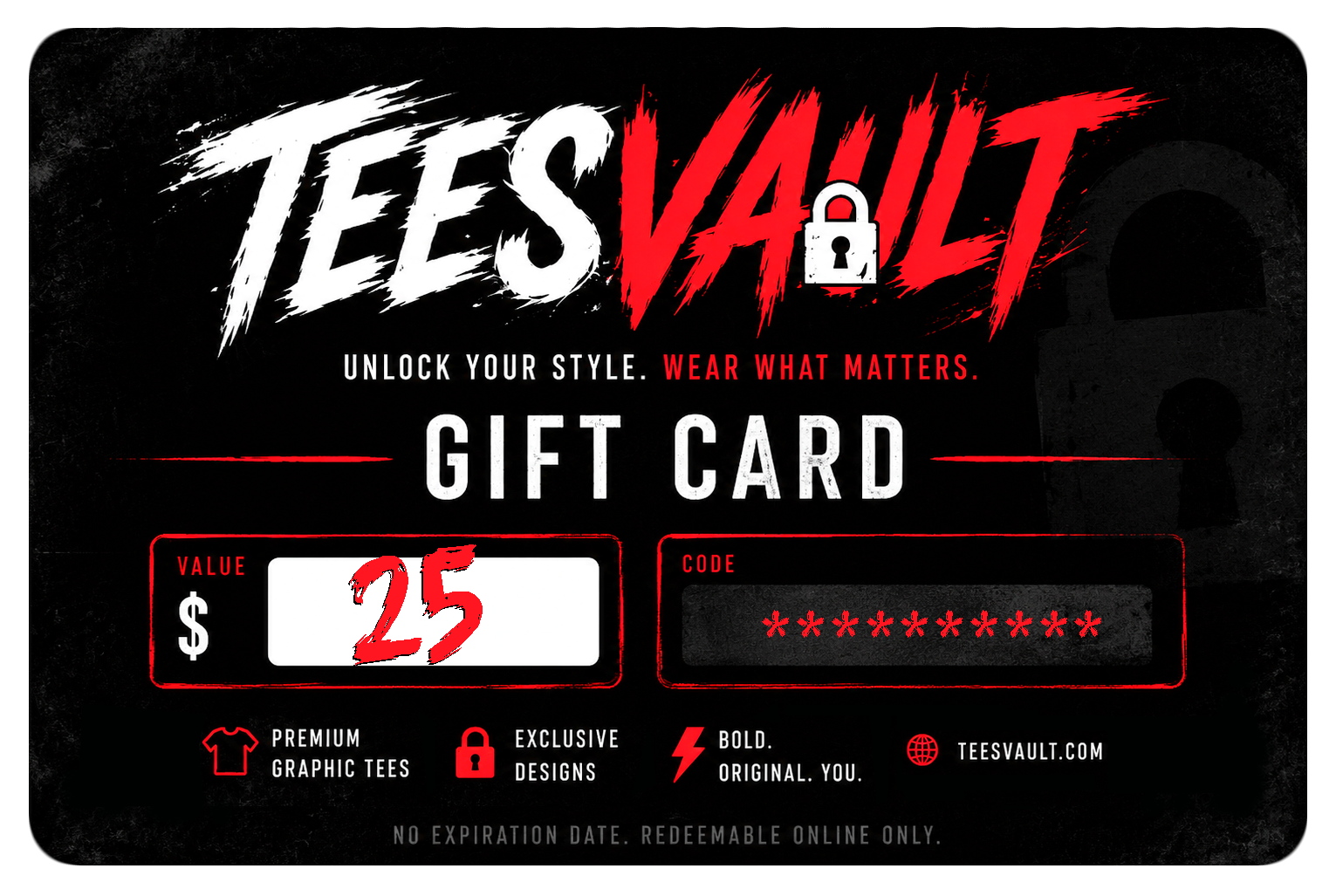 TeesVault Gift Card