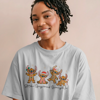 Stitch's Gingerbread Baking Co. Christmas Holiday T-Shirt