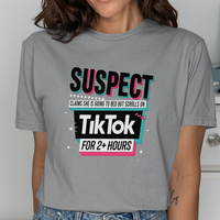 TikTok Addict Graphic Tee Unisex Short Sleeve