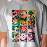 Smash Bros | Original 12 Fighters Graphic N64 Unisex Tee