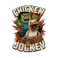 Chicken Jockey Minecraft Graphic Tee Unisex Shirt