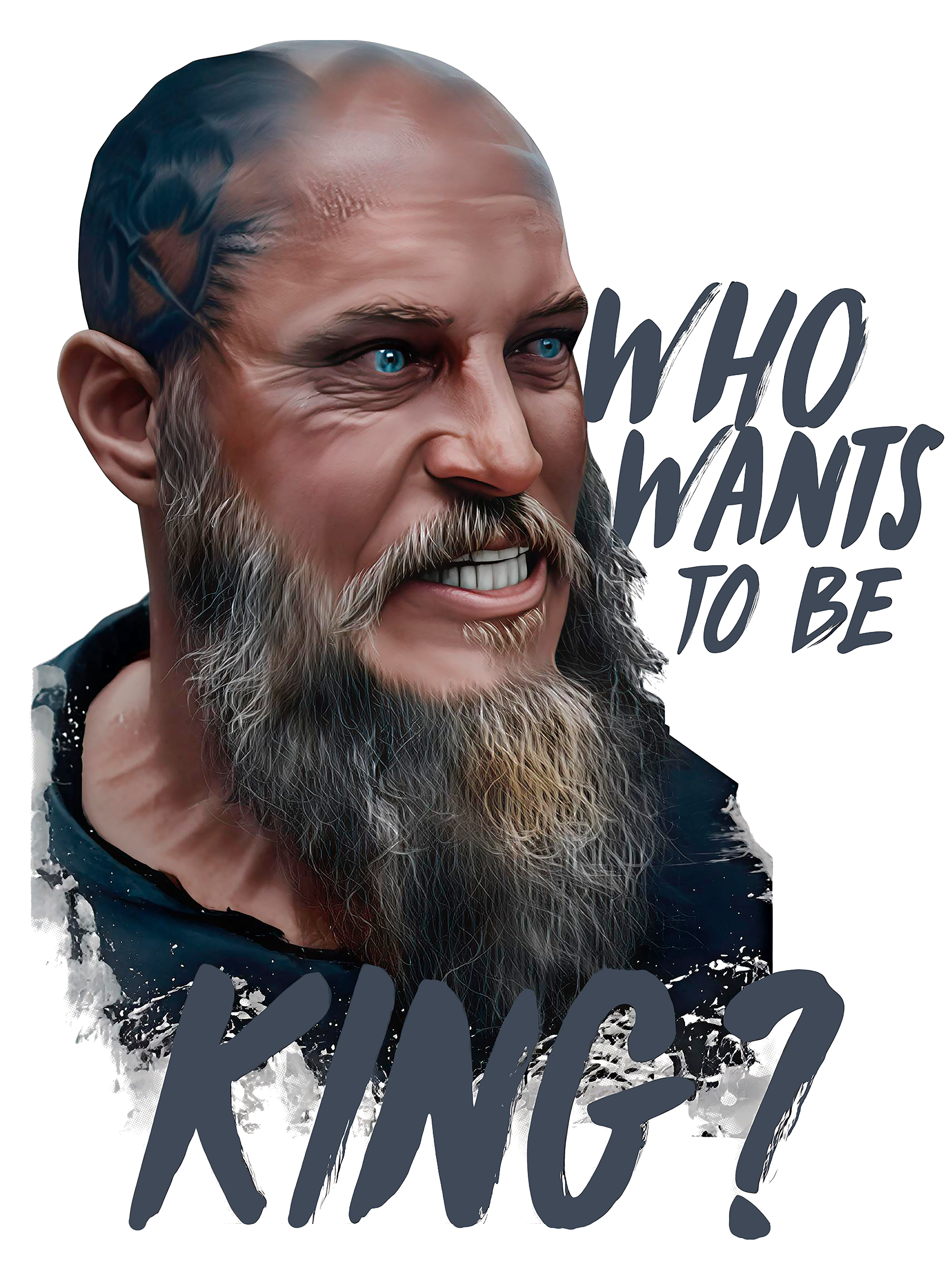 Rangnar Lothbrok Who Wants To Be King Vikings Unisex Tee