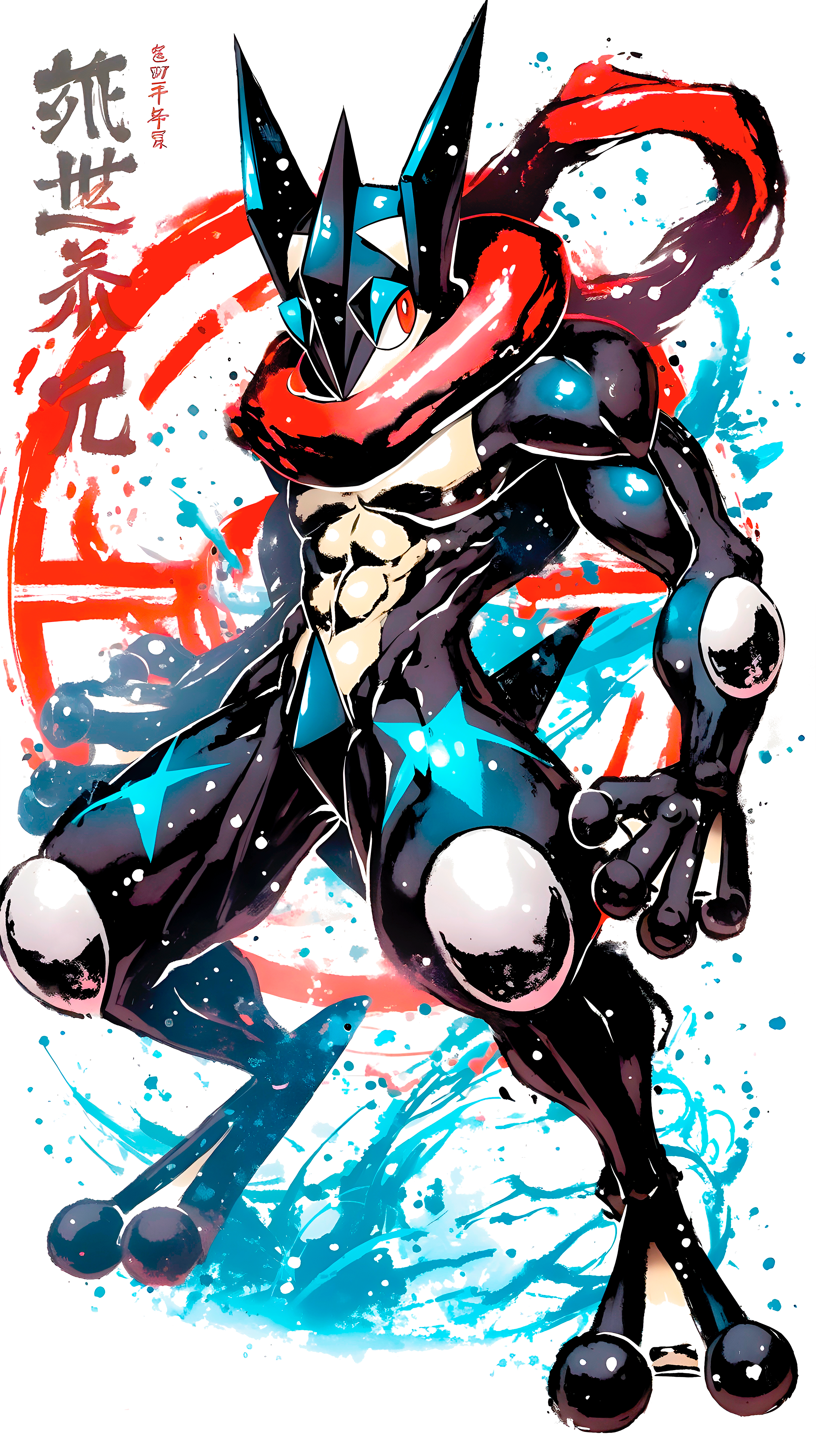 Greninja: Shinobi Splash Unisex Pokemon Tee