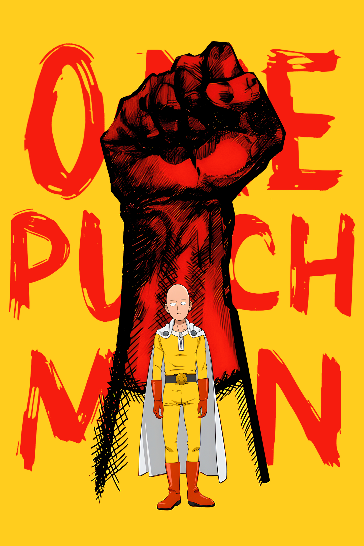 Saitama "One Punch" Man Graphic Tee Unisex Anime T-Shirt
